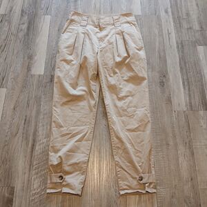 Lauren Ralph Lauren Women's Tan Khaki Pants Straight Leg Preppy Gorpcore Size 8